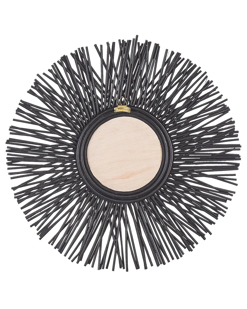 Espelho KALASIN Rattan Preto para Corredor ou Hall