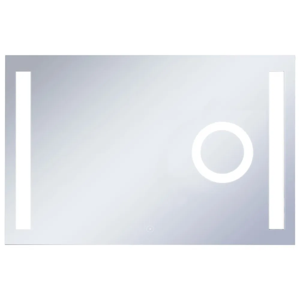 Espelho de parede LED com sensor tátil casa de banho 100x60 cm Resistente à Umidade | Banheiro