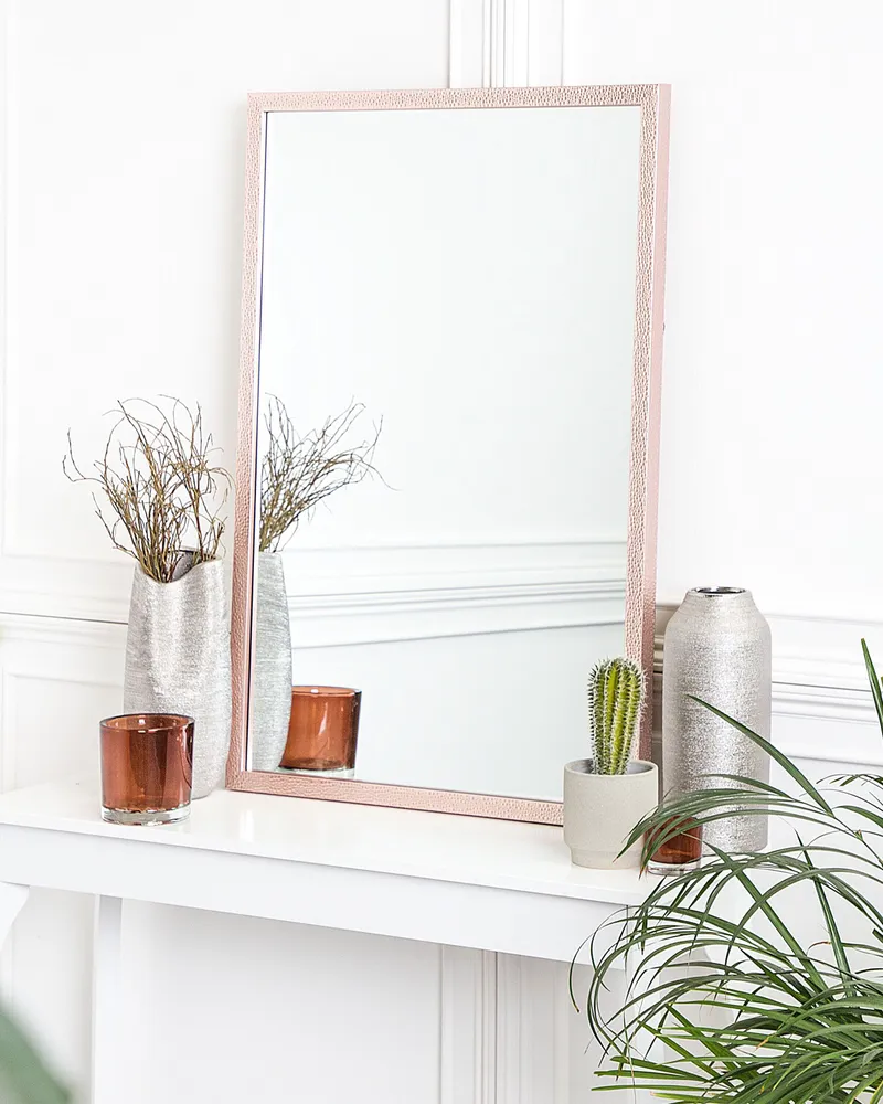 Espelho de Parede Wall Mirror MORLAIX Rosa