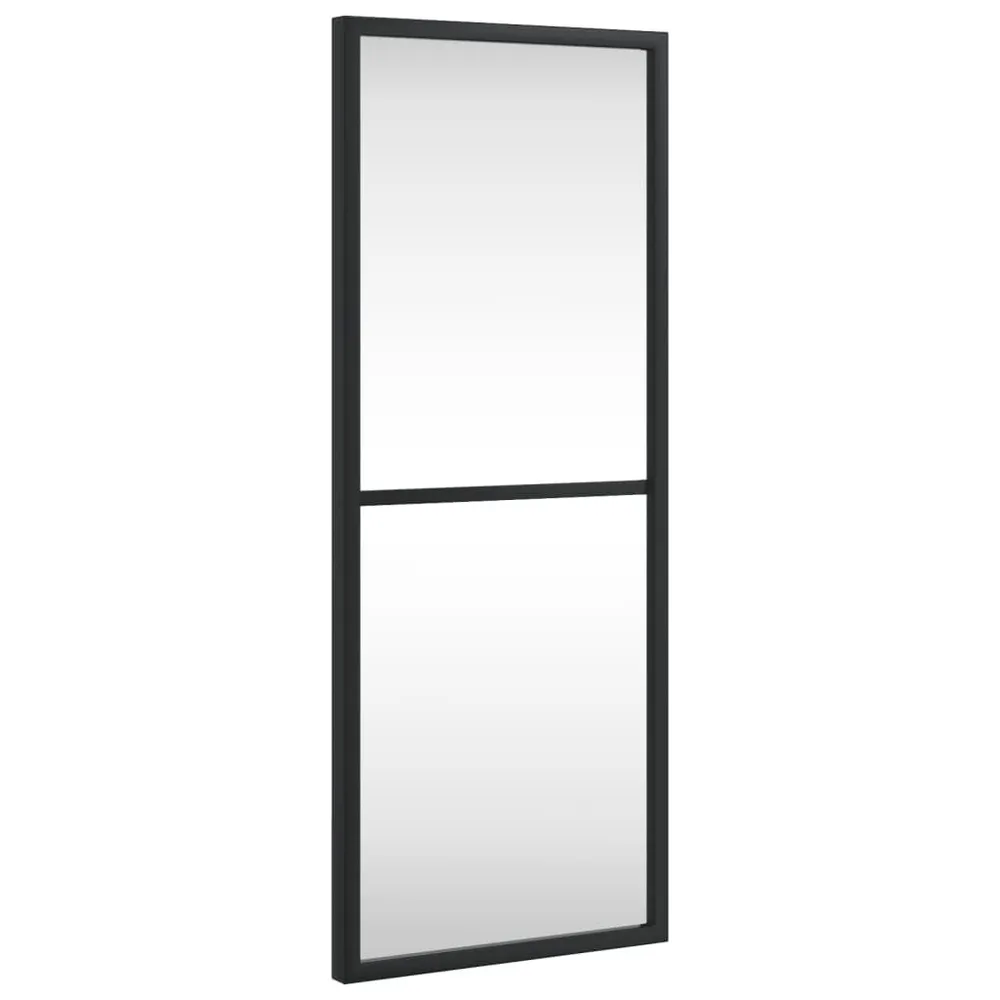 Espelho Solar Espelho de parede retangular 20x50 cm ferro preto