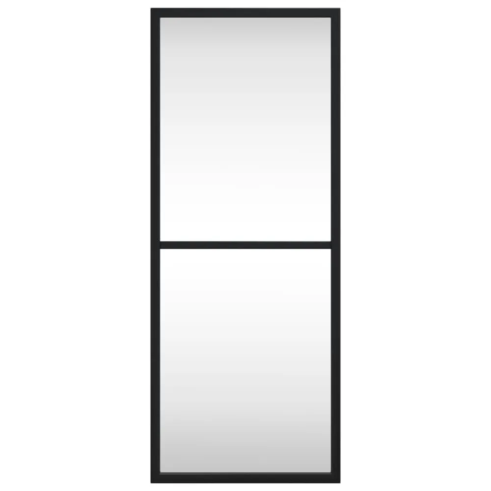 Espelho Solar Espelho de parede retangular 20x50 cm ferro preto
