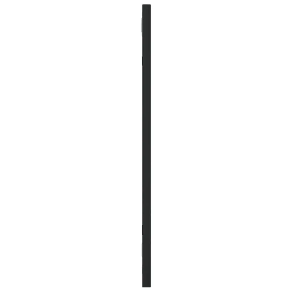 Espelho Solar Espelho de parede retangular 20x50 cm ferro preto