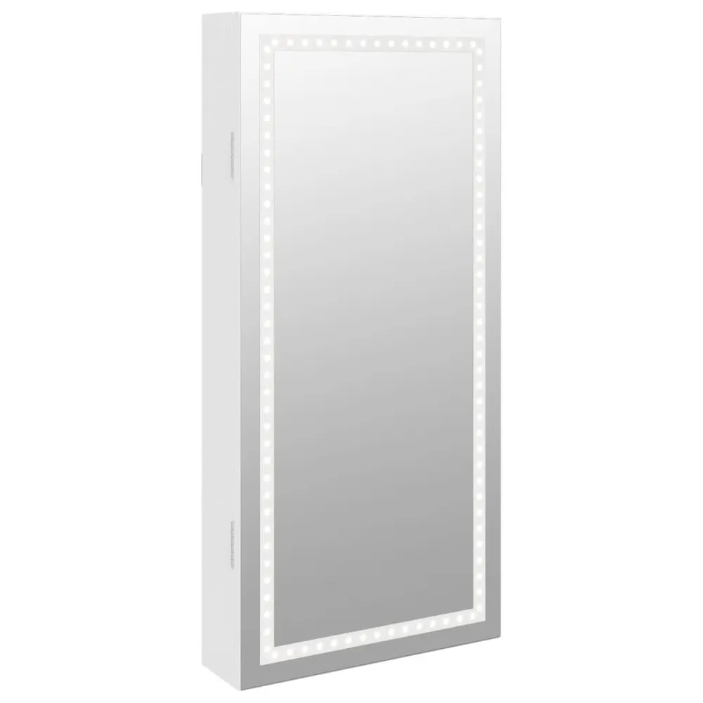 Móvel para joias de parede espelhado com luzes LED branco para Corredor ou Hall