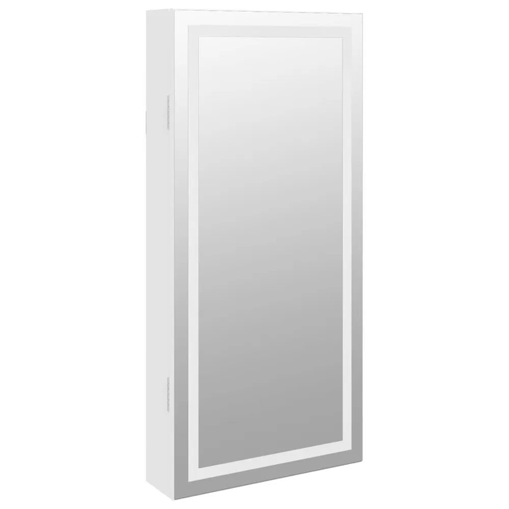 Móvel para joias de parede espelhado com luzes LED branco para Corredor ou Hall
