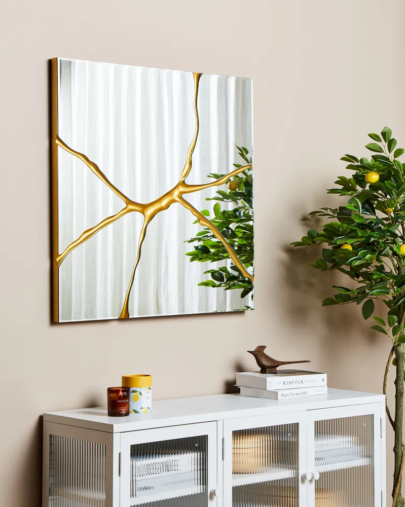 Premium Decor Espelho COOLE Dourado