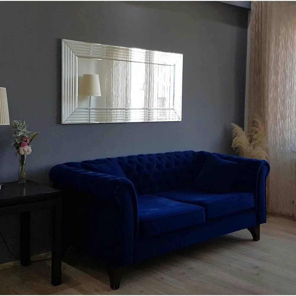 Premium Decor Espelho decorativo emoldurado Reflexus mulher tons escuros Vidro Temperado Multicolorido