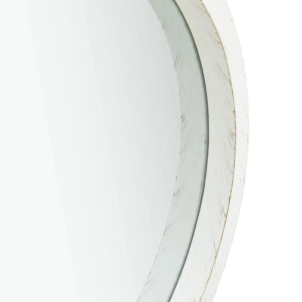 Premium Decor Espelho de parede com alç 40 cm branco