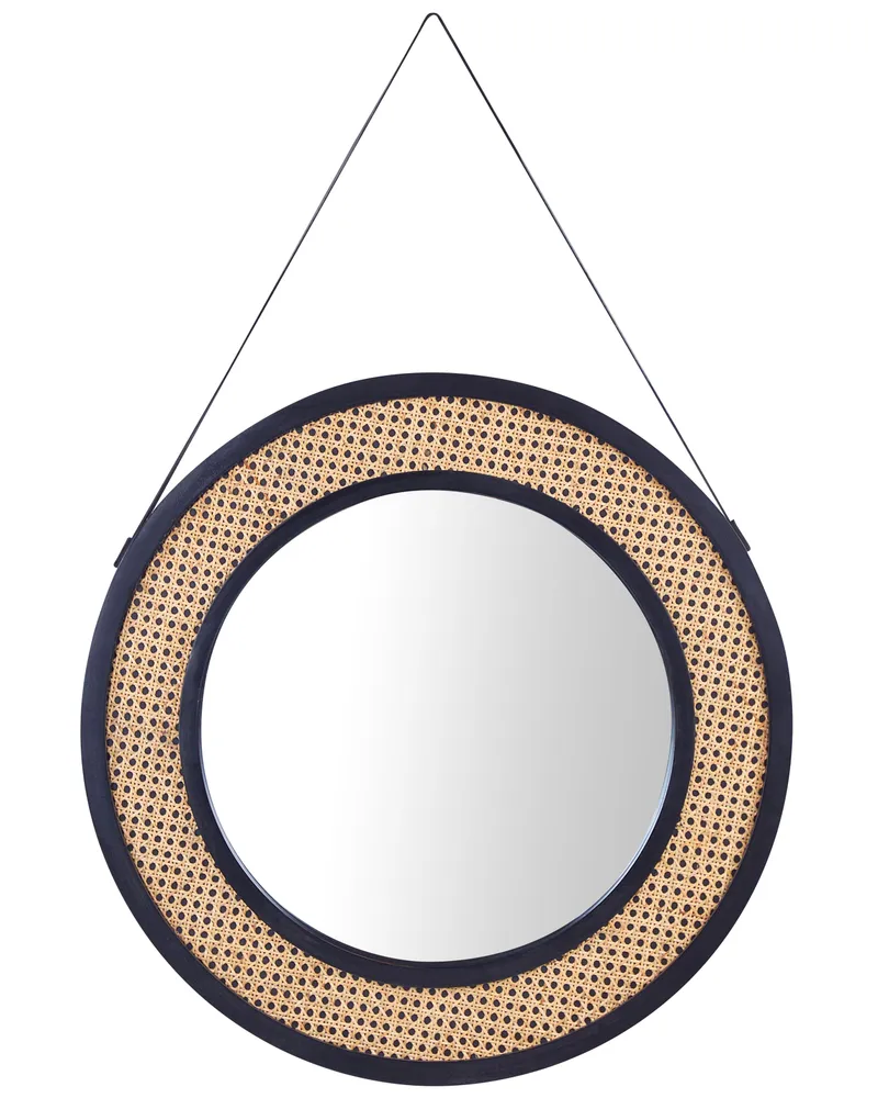 Wall Mirror CAMBRAI Rattan Integral Montagem na Parede Incluída