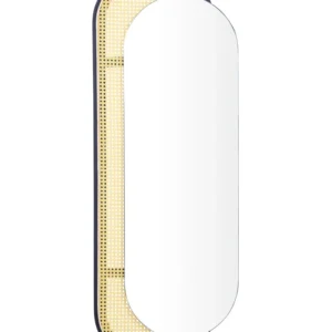Wall Mirror CREIL Rattan Orgânico | Pronta Entrega