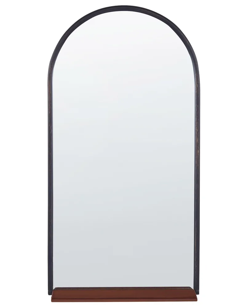 Wall Mirror Shelf DOMME Metal Brilhante Vidro de Seguranç