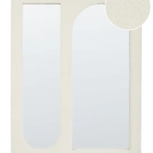 Espelho MARCIGNY Bouclé Branco creme