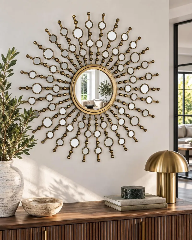 Wall Mirror BLOIS Metal Dourado