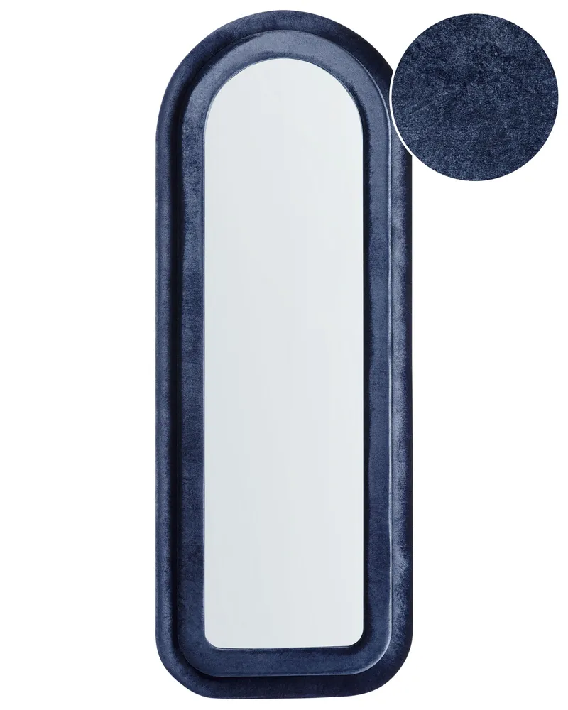 Wall Mirror CULAN Veludo macio Dark Blue