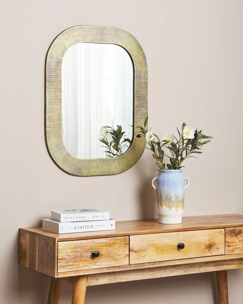 Wall Mirror SANKOSZ Metálico Gold