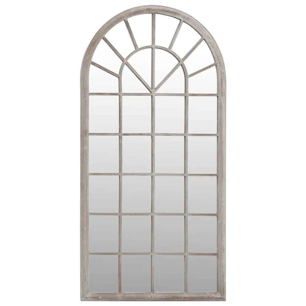 Design de Luxo Espelho em ferro para uso no interior 90x45 cm cor areia