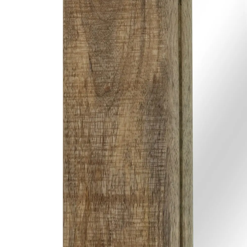 Espelho em madeira de mangueira maciç 50x110 cm vidaXL
