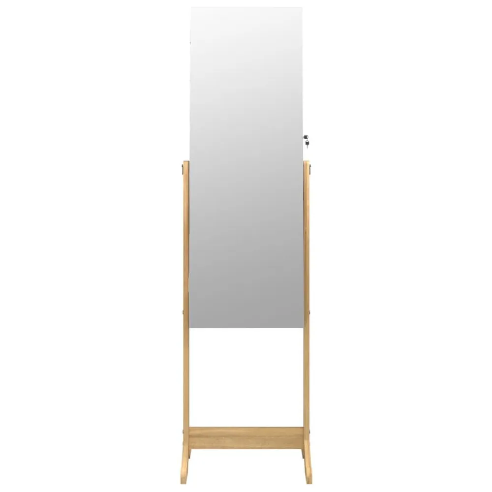 Móvel para joias independente espelhado 42x38x152 cm vidaXL