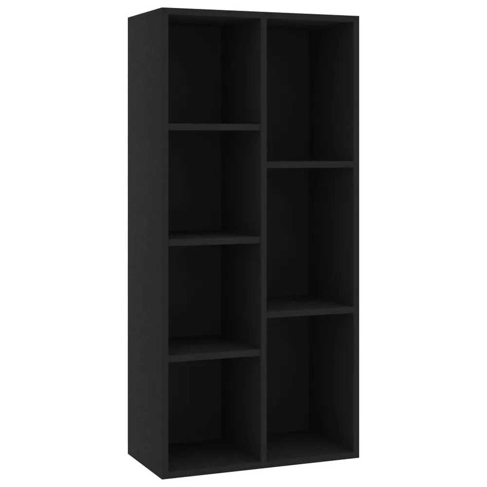 Ergonômico Estante 50x25x106 cm derivados de madeira preto