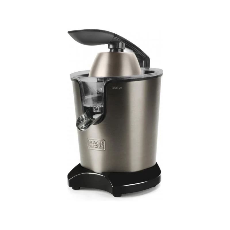Espremedor Black&Decker BXCJ-350-E | 350W, Alavanca Motorizada, Inox, Anti-Gotas