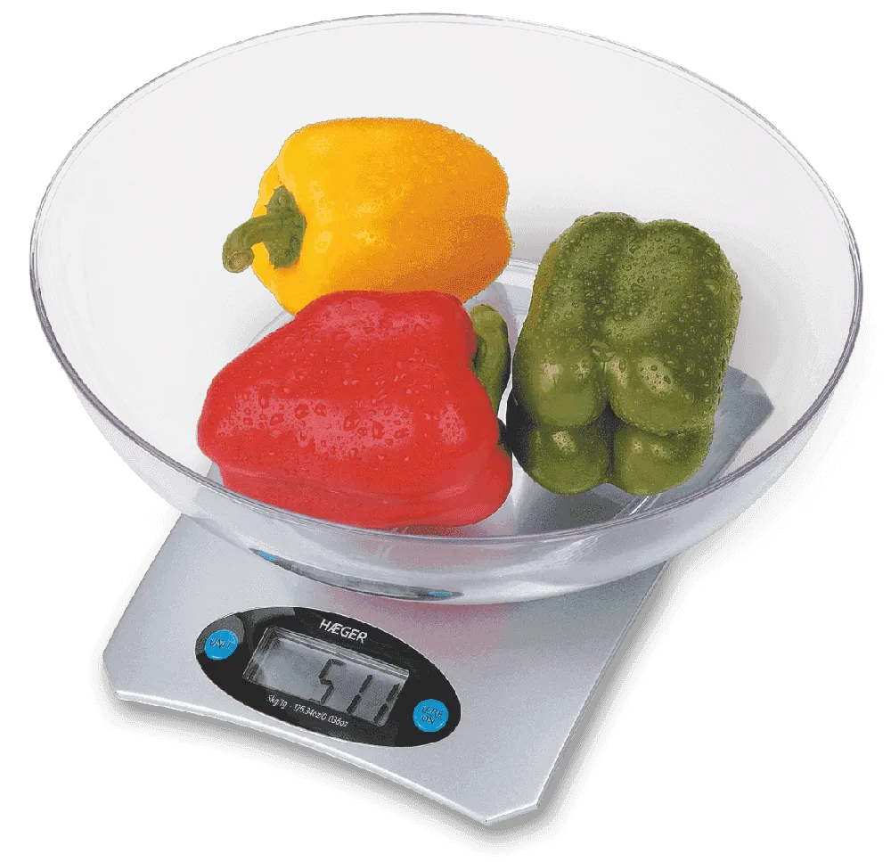 Balanç de cozinha com taç HAEGER Santini | 5kg
