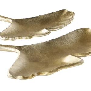 Trinket Dish Set Ginkgo Leaf Ouro PALENQUE