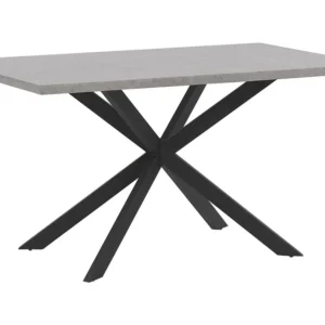 Dining Table 140 x 80 cm Concrete Effect Onix SPECTRA