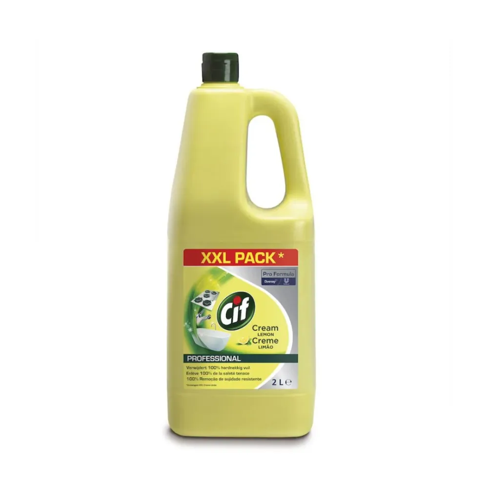 Cif Pro Formula Creme Limão – Creme de Limpeza Abrasivo para Superfícies Laváveis
