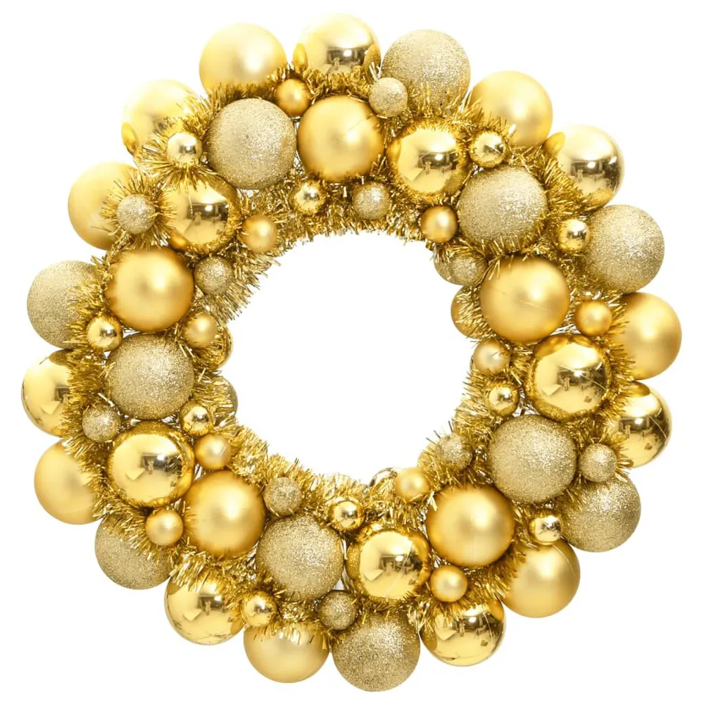 Resistente ao Clima Guirlanda de Natal 45 cm poliestireno dourado