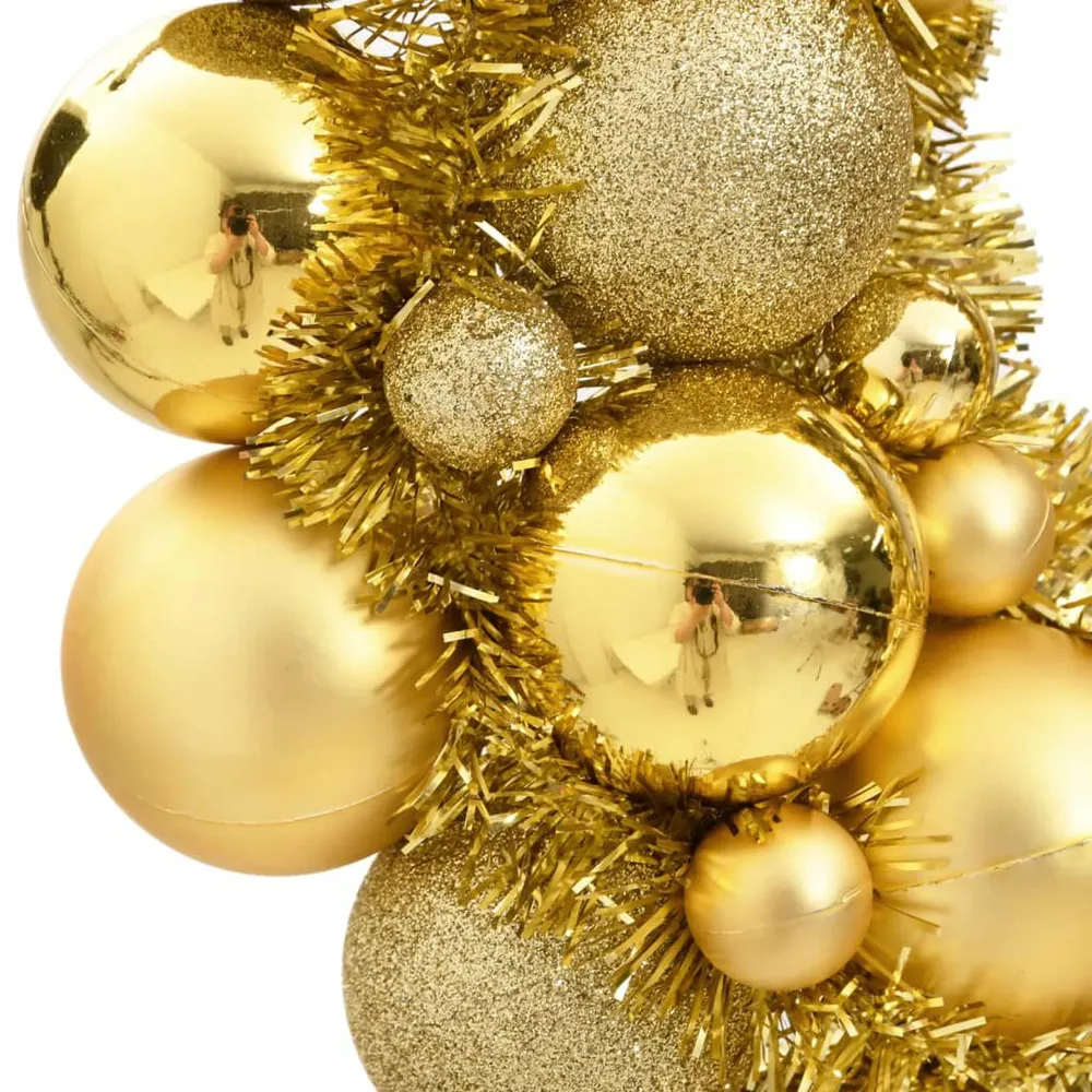 Resistente ao Clima Guirlanda de Natal 45 cm poliestireno dourado