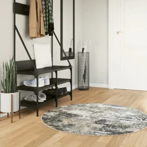 Capacho Personalizado Tapete lavável antiderrapante Ø 120 cm multicor