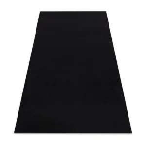 Tapete antiderrapante RUMBA cor única preto 80x120 cm de Fibra Natural
