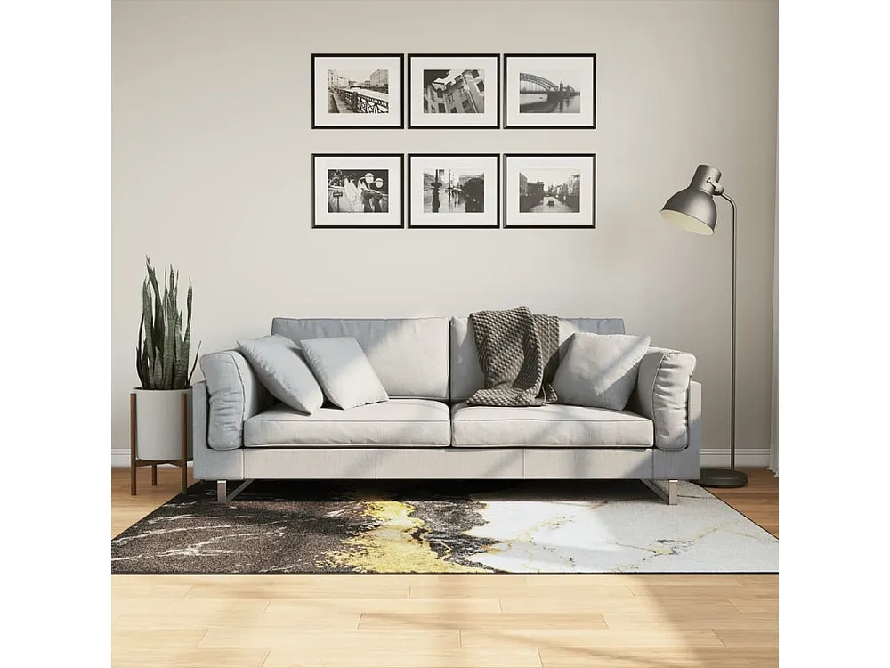 Tapete de Corredor Tapete lavável antiderrapante 120x180 cm multicor
