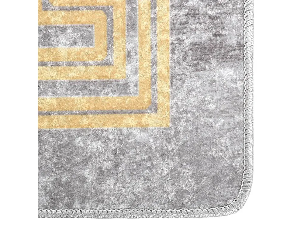 Tapete de Corredor Tapete lavável antiderrapante 80x300 cm cinzento