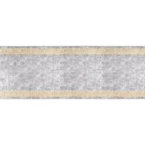 Tapete de Corredor Tapete lavável antiderrapante 80x300 cm cinzento
