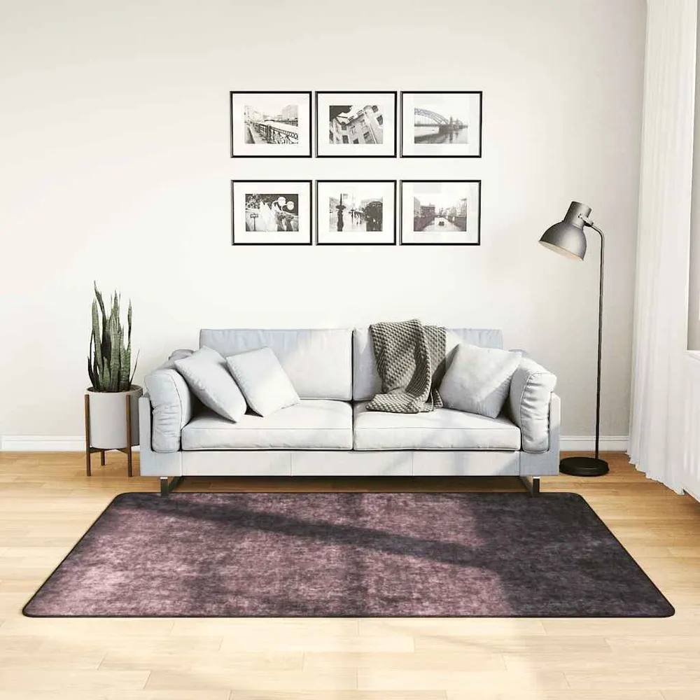 Tapete lavável antiderrapante 120x180 cm antracite : Coleção Outono