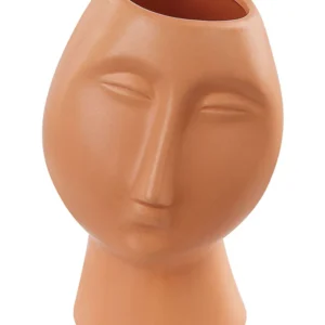 Terrário com Musgo Flower Vase FLORINA Handmade Porcelana Orange