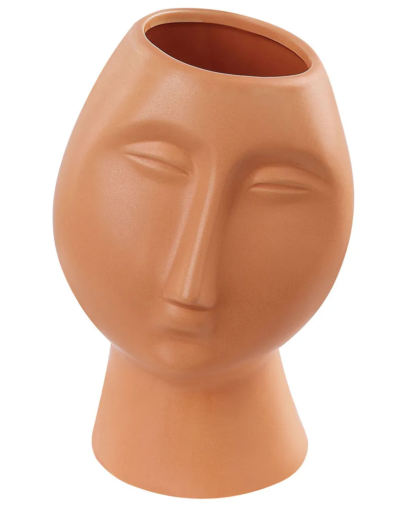 Terrário com Musgo Flower Vase FLORINA Handmade Porcelana Orange
