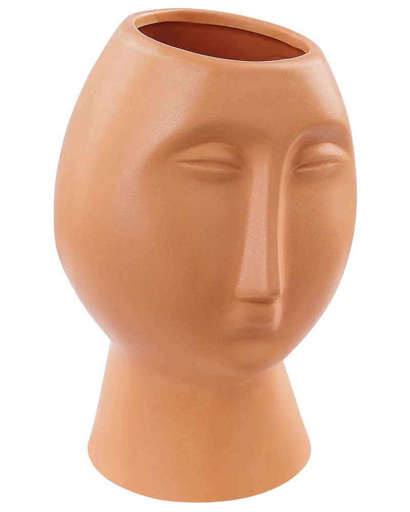 Terrário com Musgo Flower Vase FLORINA Handmade Porcelana Orange