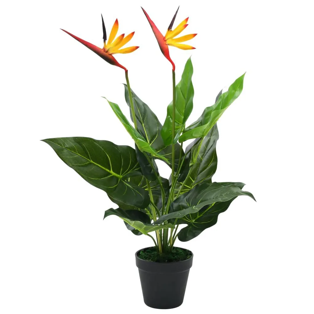 Planta estrelícia/ave do paraíso artificial 66 cm vidaXL