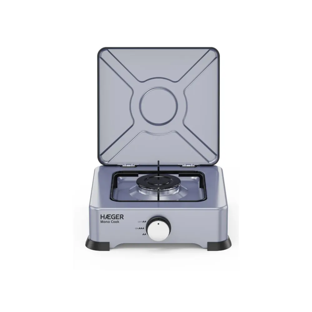 Forno Elétrico de Bancada Fogareiro Gás Haeger Mono Cook | 1 Queimador, Portátil