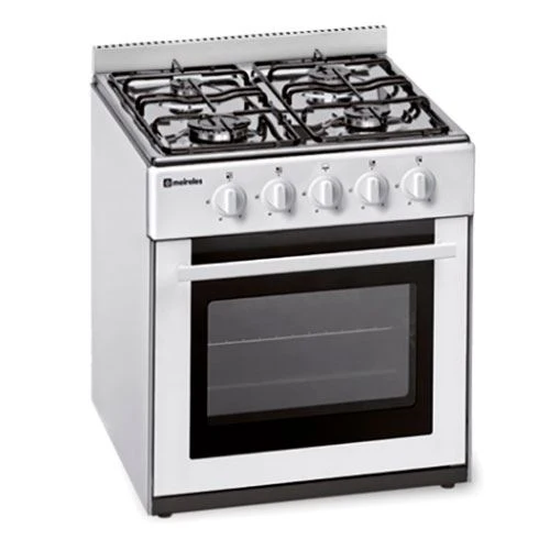 Fogão Meireles N 500 W ST | 58x53.5x56.5 cm | 4 Bocas | | Branco com Controle Remoto