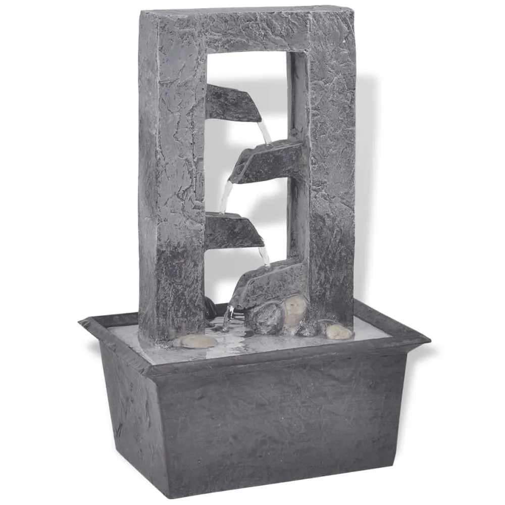 Bowl Fountain Chafariz interior com luz LED resina