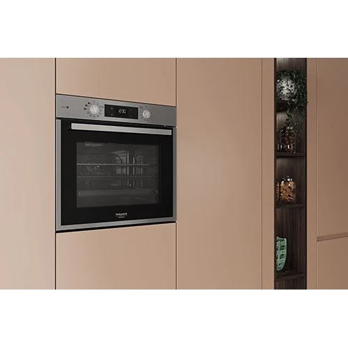 Forno Elétrico Hotpoint HAO 478PSU1 X | Pirolítico + Hidrolítico | 71 L | 59.5 cm | ++ | Inox