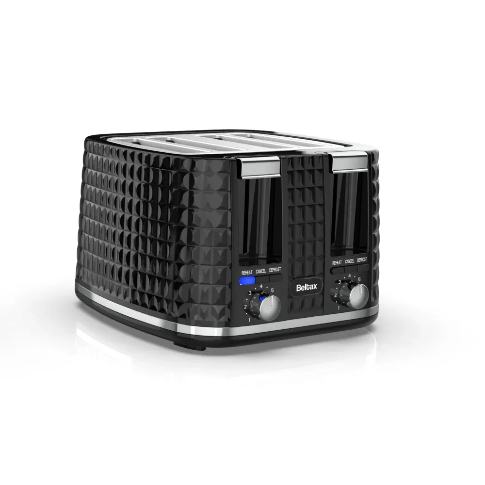 Torradeira Beltax BTE2009 | 4 Fatias, Descongelar, 1500W