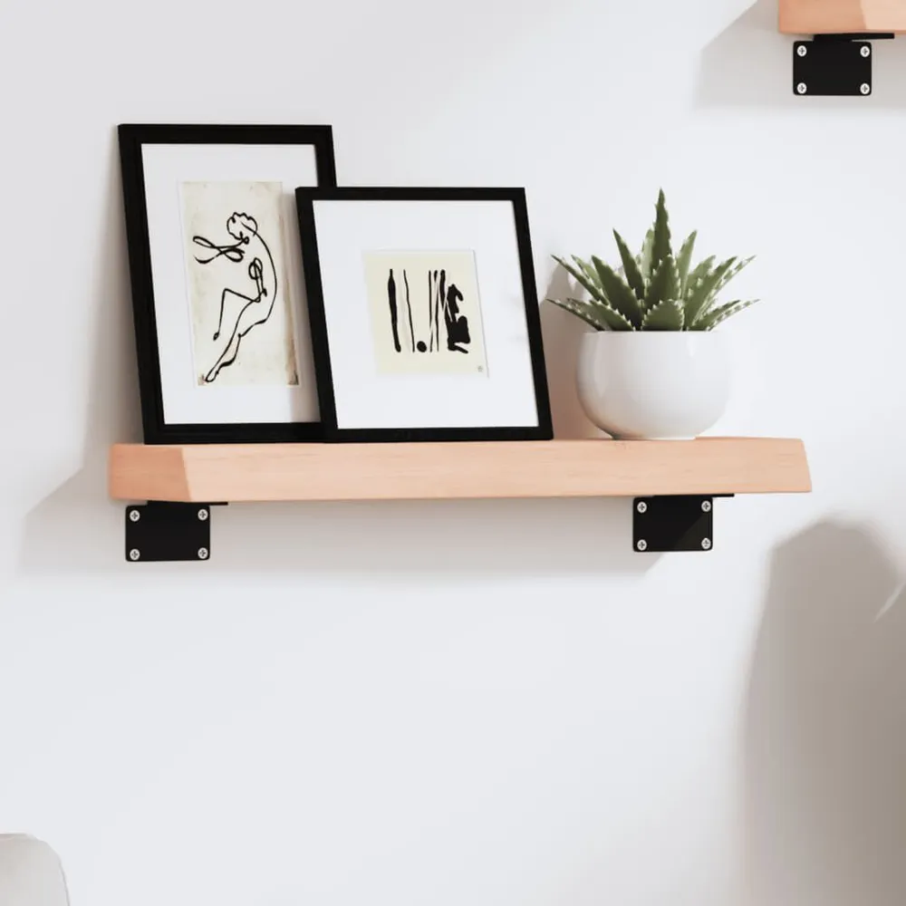 Sistema Modular Prateleira de parede 40x10x4 cm carvalho maciço não tratado