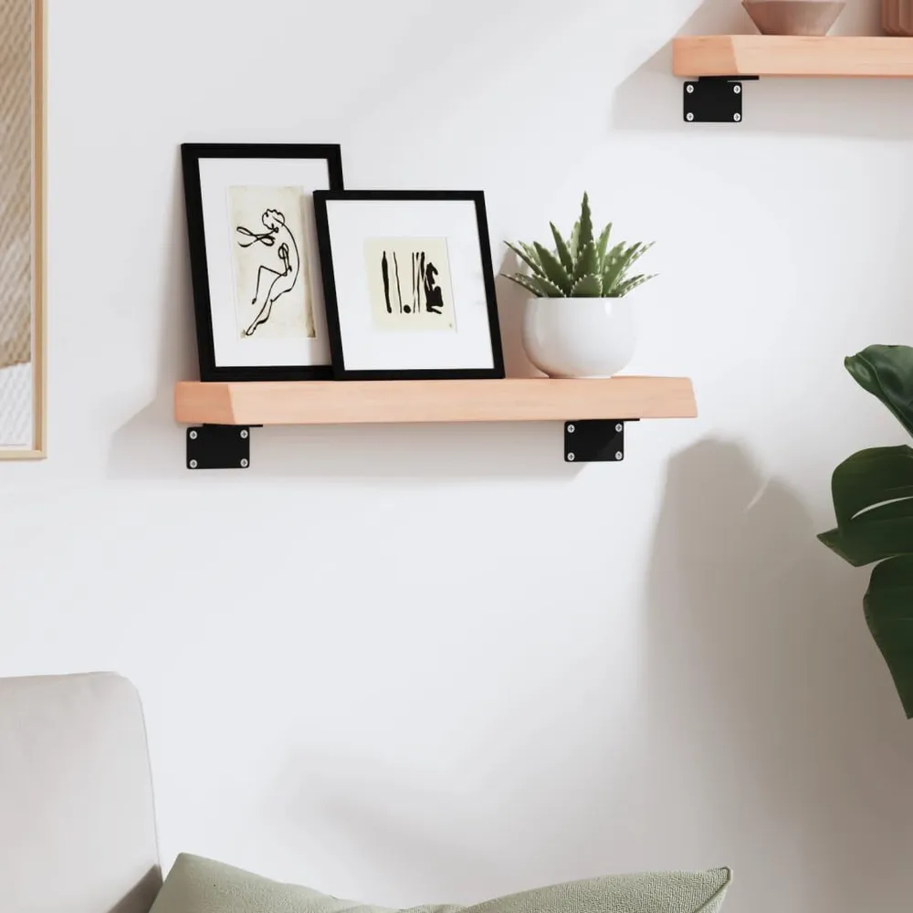 Sistema Modular Prateleira de parede 40x10x4 cm carvalho maciço não tratado
