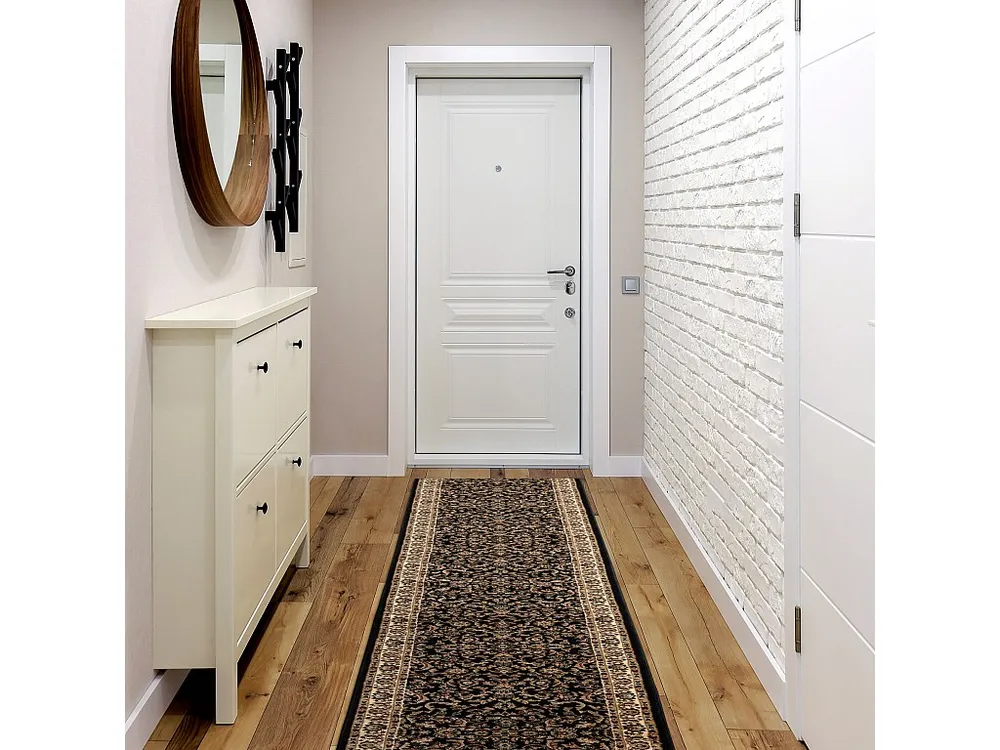 PASSADEIRA HEAT-SET ROYAL ADR 1745 preto 80x530 cm Antiderrapante e Lavável