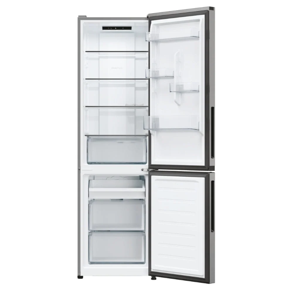 Frigorífico Combinado CANDY CNCQ 2T518 EX | 279L, No Frost, Classe E com 5 Acessórios Inclusos