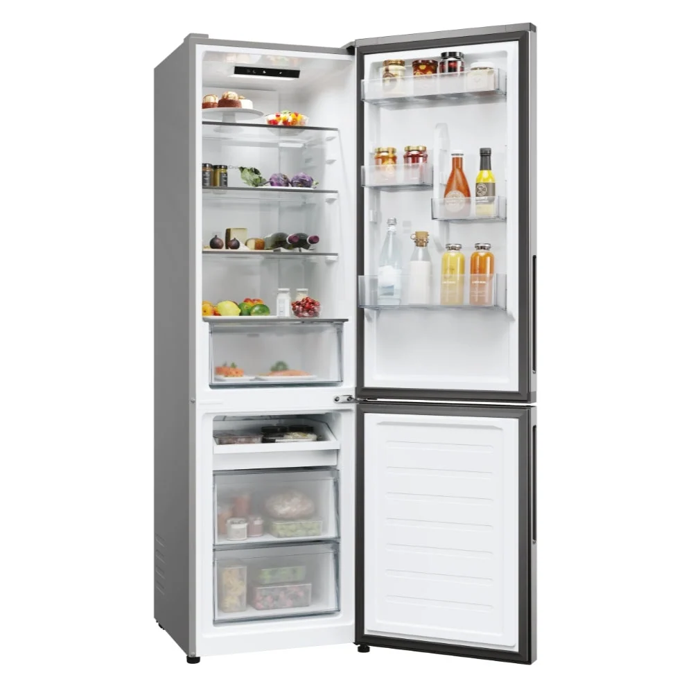 Frigorífico Combinado CANDY CNCQ 2T518 EX | 279L, No Frost, Classe E com 5 Acessórios Inclusos