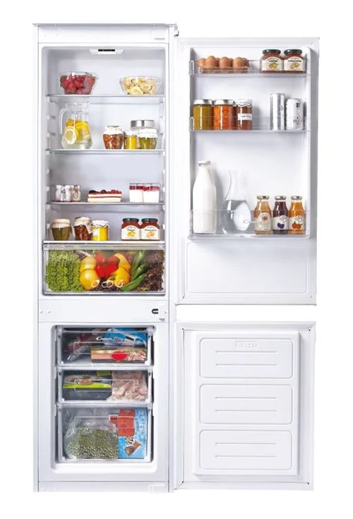 Frigorífico Combinado Encastrável Candy CKBBS 100/1 | 176,9x54x54,5 cm | 190 L | F | Branco | Entrega Rápida